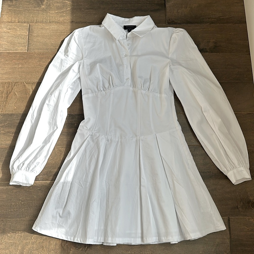 Bardot corset mini dress size small